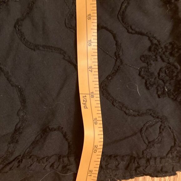 Max Studio Embroidered Black Skirt - Picture 7 of 8